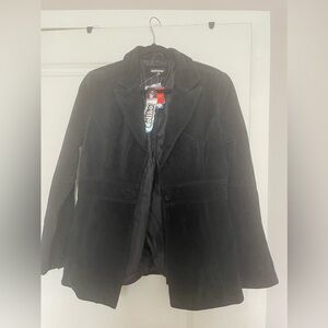 Dollhouse Suede Jacket. Y2K. Size Medium Black.New with Tag.